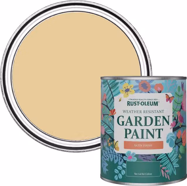 Rust-Oleum Garden Paint in Sandstorm Satin Finish, 0.75 l