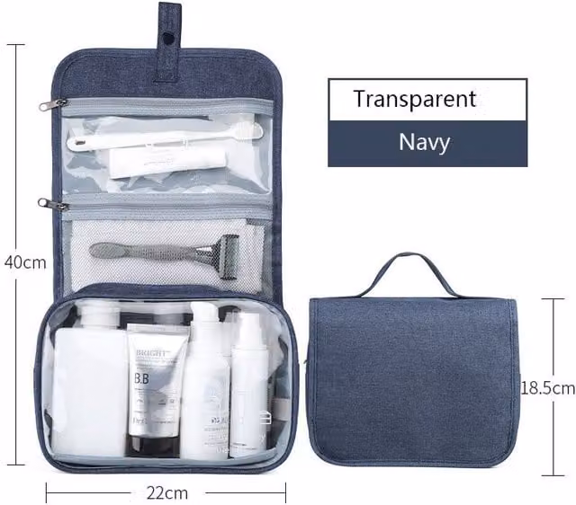 Leaper Large Capacity Portable Waterproof Foldable Fabric Storage Bag in Blue