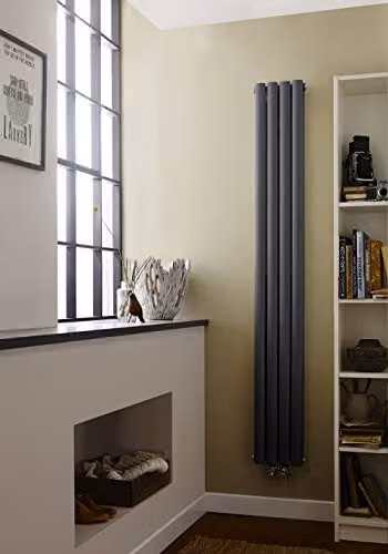 Hudson Reed Revive HRE009 Compact Double Panel Radiator, Anthracite – 3