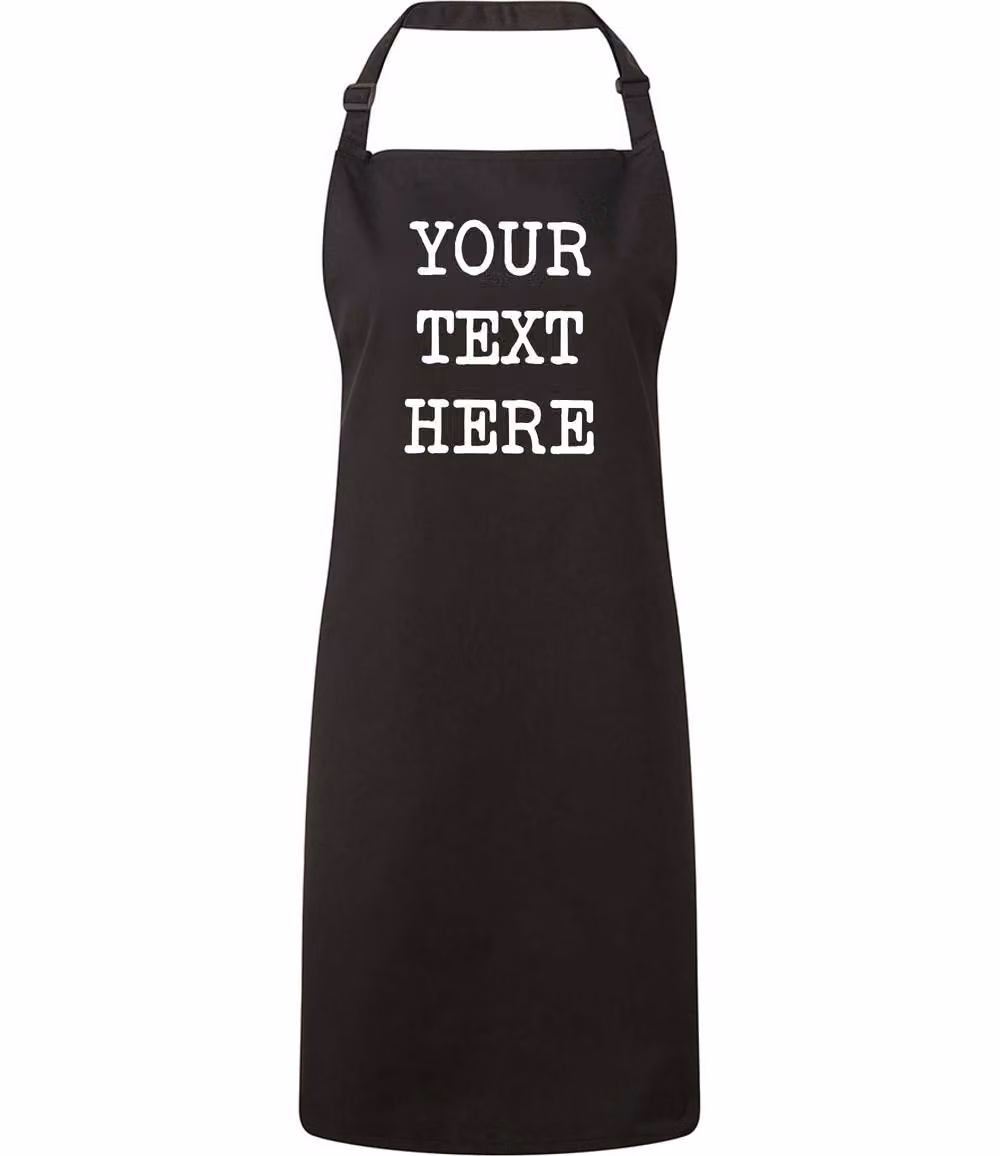 60 Second Makeover Personalised Apron in Black – 2