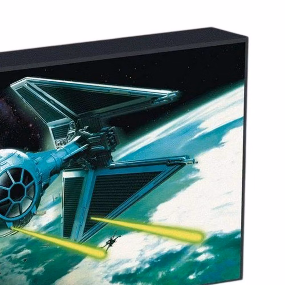 Star Wars Tie Interceptor Blue Light Up Canvas Letterbox Light – 2