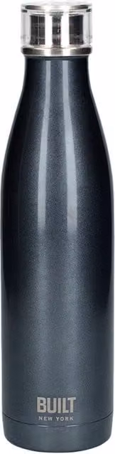 Built Vacuum Insulated Stainless Steel Water Bottle, 740ml, Grey