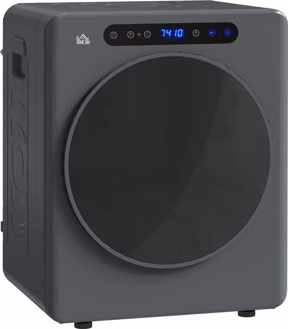 HOMCOM Compact 4kg Freestanding Tumble Dryer in Grey