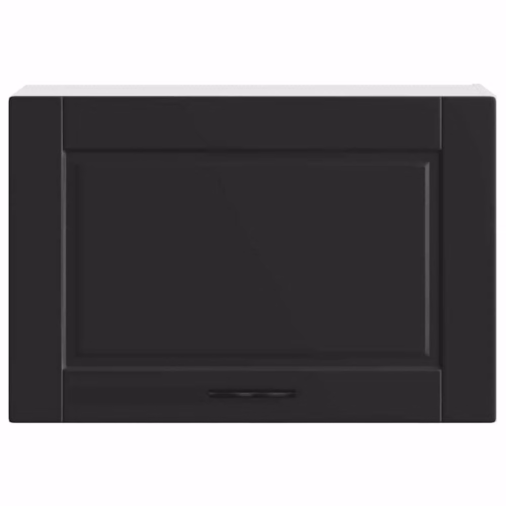 Berkfield Home Porto Black Wall Mounted Kitchen Cabinet with Hinged Doors and Internal Shelves – 3