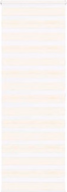 Berkfield Home Zebra Blind in Marble Beige, Polyester, W: 75 cm, H: 200 cm