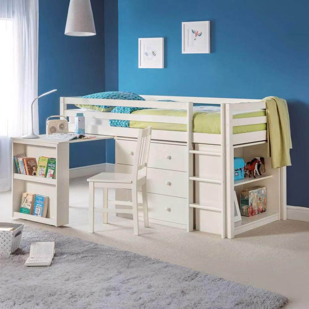 Cheshire Driftwood Sleepstation Single White W/D/H: 90 x 200 cm – 2