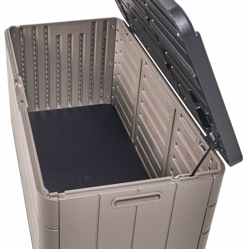 Wyld and Coco Brown Plastic Outdoor Storage Box W: 116 cm, D: 60 cm – 5