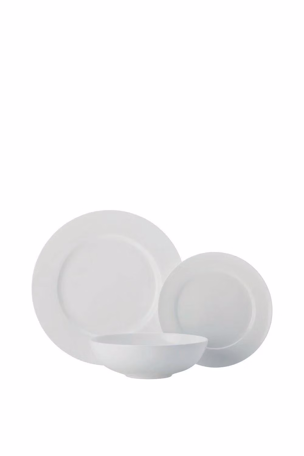 Maxwell & Williams Cashmere Rim Twelve Piece Bone China Dinnerware Set in White – 2