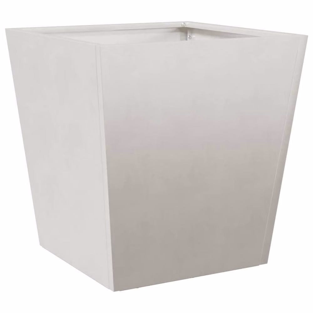 Berkfield Home Durable Stainless Steel Garden Planter Tub in Silver, W/D/H: 40 x 40 x 40 cm – 3