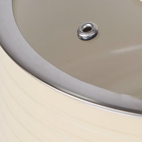 Swan Retro SWPS5020CN 5 Piece Aluminium Pan Set with Glass Lids and Non-Stick Ceramic Coating, Cream/Beige – 2
