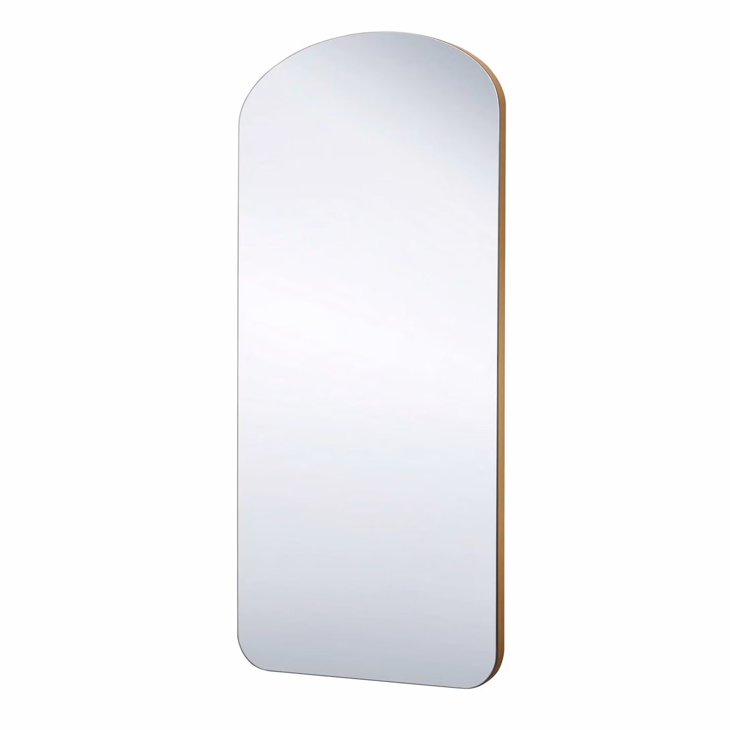 Yearn Mirrors Soho Curved Arch Full Length Wall Mirror in Gold – 2