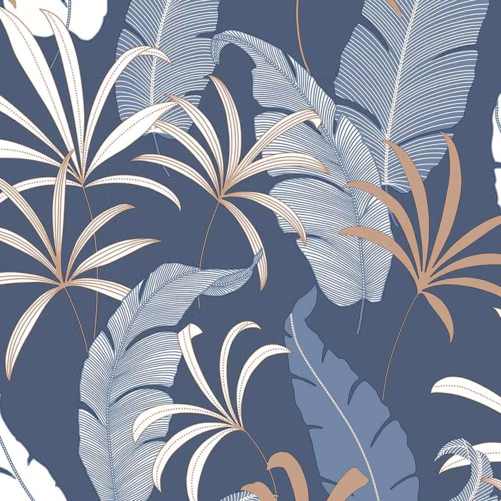 Arthouse Selago Blue Botanical Floral Modern Wallpaper Roll – 2