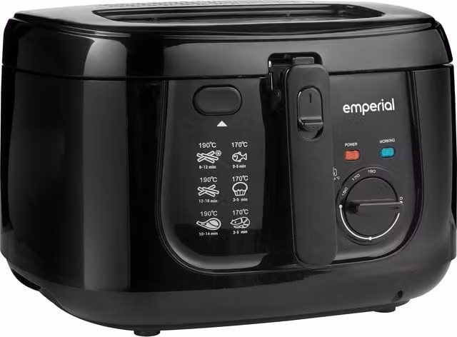 Emperial 2.5L Deep Fat Fryer in Black
