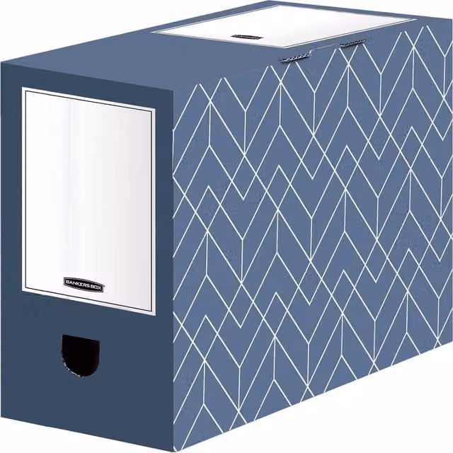 Bankers Box Decor 150mm Transfer Archive Box in Slate Blue