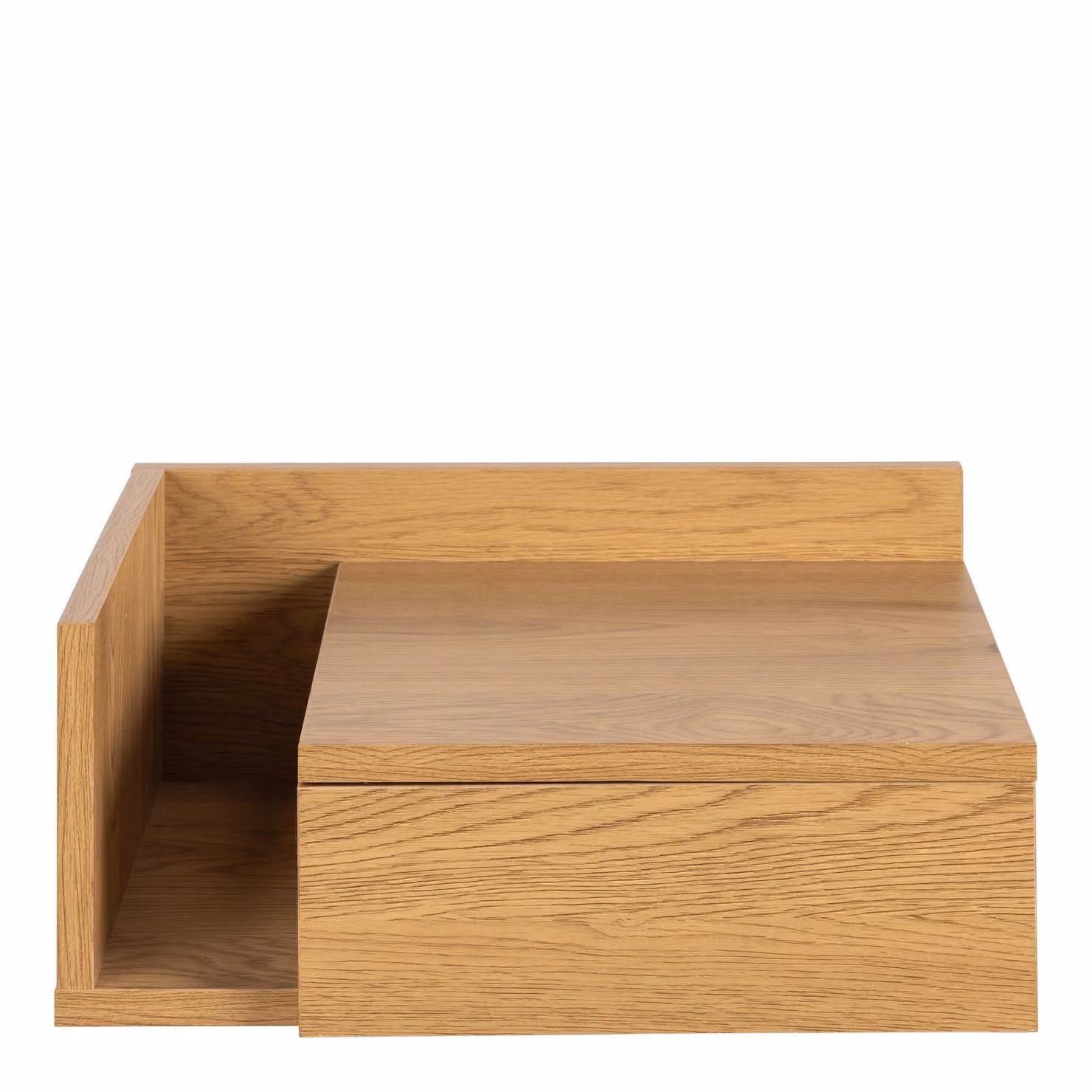 Furniture To Go Ashlan Square Bedside Table with 1 Drawer in Light Oak – 2