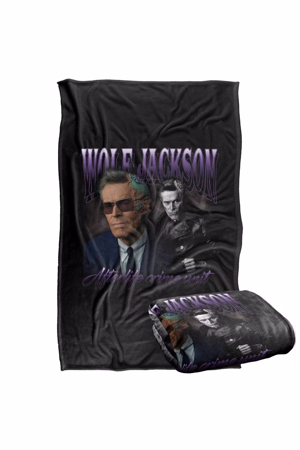 LOGOVISION Beetlejuice Beetlejuice Wolf Homage Super Soft Silky Touch Fleece Throw Blanket, Multicolour, W/D/H: 91 x 147 cm – 6