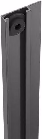 Durapost U-Profile Cap Cover Strip in Anthracite Grey, Length: 210 cm