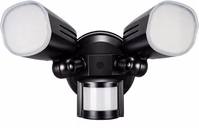 PAWNORA 200W LED Flood Light with PIR Motion Sensor in Black – 1