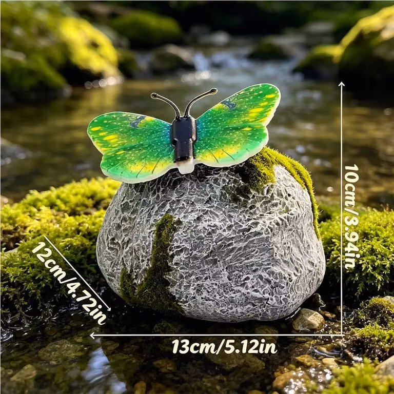 Quipulse Green Butterfly Decorative Simulation Lawn Light