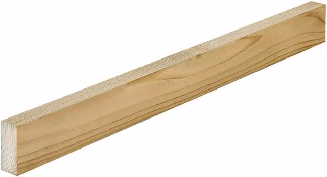 Snowdon Timber Rough Sawn Treated Timber, Natural, Pack of 12, W/D/H: 22 x 50 x 240 cm