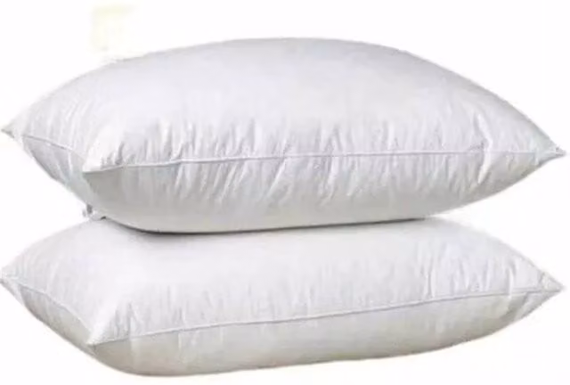 Nordara 2 Pack Hotel Style Soft Ultrabounce Bouncy White Pillows, Cot Size