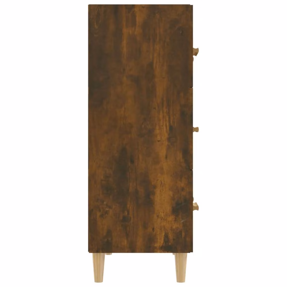 Berkfield Home Smoked Oak Sideboard in Brown, W/D/H: 70 x 34 x 90 cm – 3