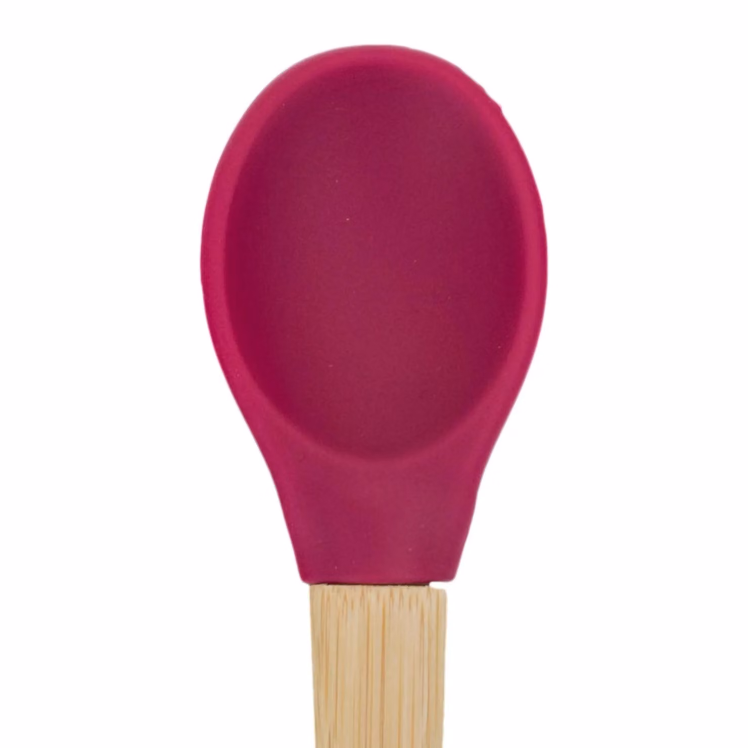 Tiny Dining Bamboo and Silicone Soft Feeding Spoon for Babies and Toddlers in Red – 2