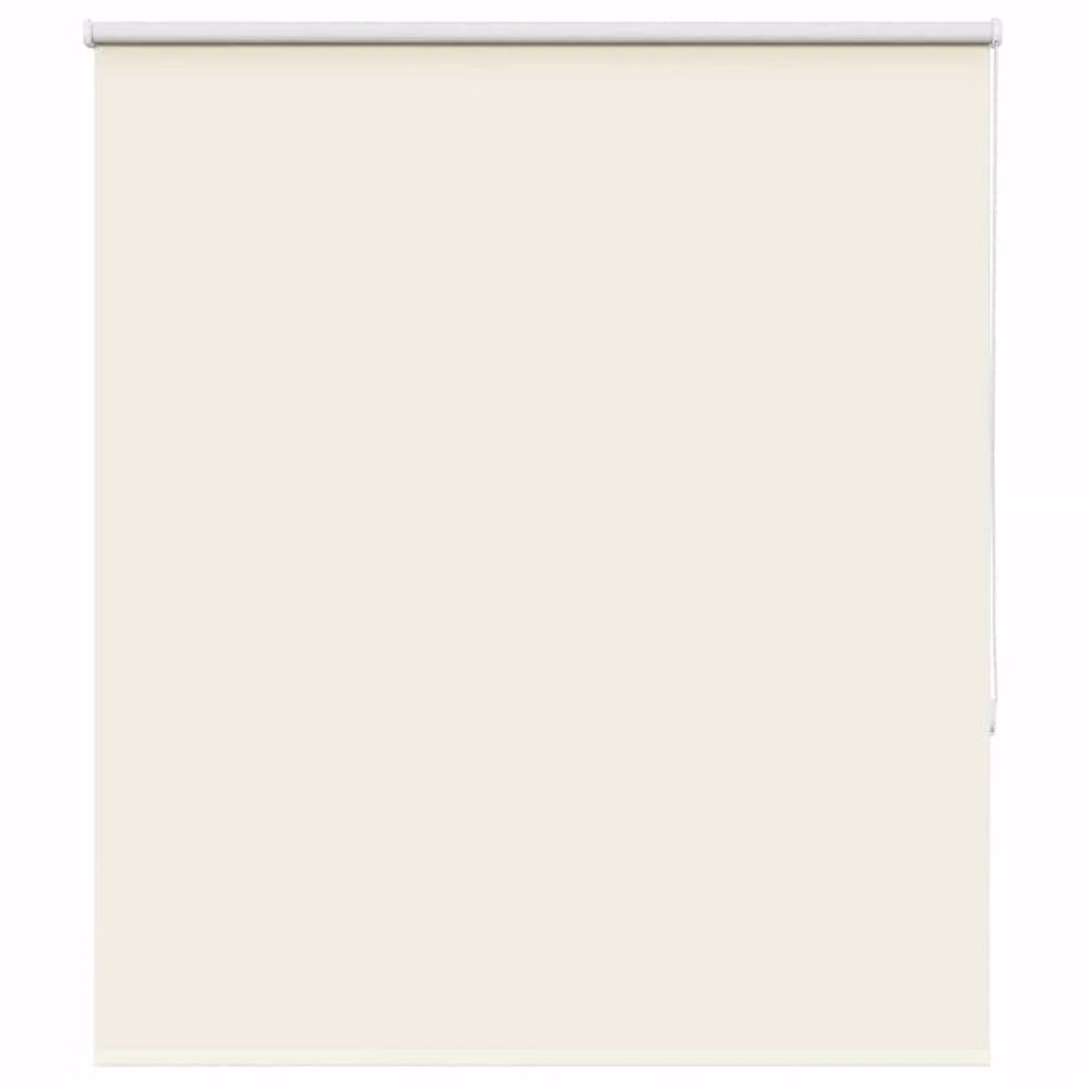 Berkfield Home Blackout Roller Blind in Off-White, Thermal Insulating Polyester Fabric, W: 130 cm, H: 150 cm