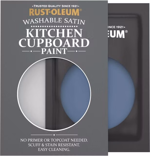 Rust-Oleum Kitchen Cupboard Satin Finish Tester Sachet, Ink Blue, 10ml
