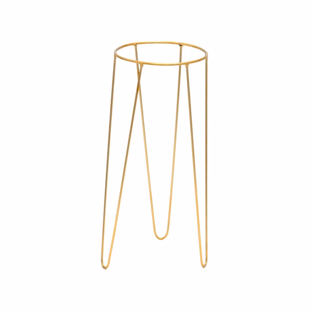 Ivyline Pianta Tabletop Plant Stand in Gold, H: 35 cm, D: 19 cm – 2