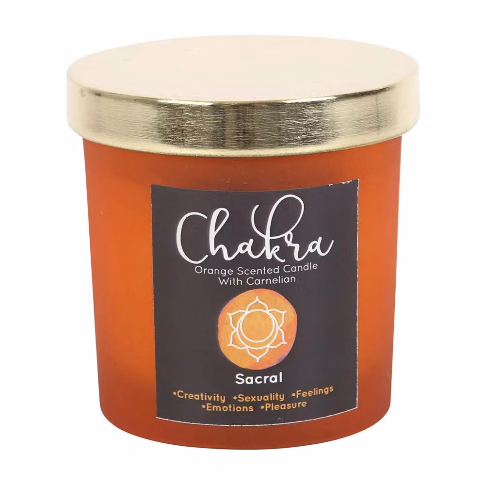 Something Different Orange Sacral Chakra Scented Votive Candle with Fruity Fragrance – 2