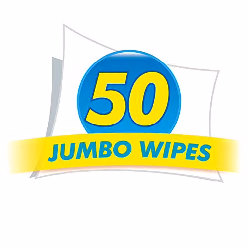 Duzzit Antibacterial Wipes, White and Yellow, 50 Pack – 3