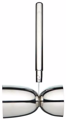BarCraft Stainless Steel Silver Spirit Measure Jigger