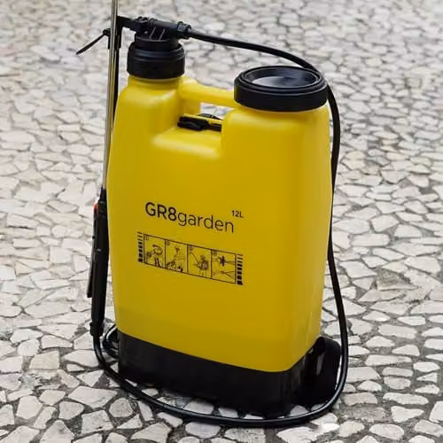 Gr8 Garden Yellow 12 Litre Manual Backpack Pressure Sprayer with Lance – 1