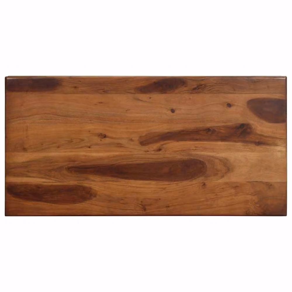 Berkfield Home Bar Table in Brown Solid Acacia Wood, W/D/H: 120 x 60 x 107 cm – 3