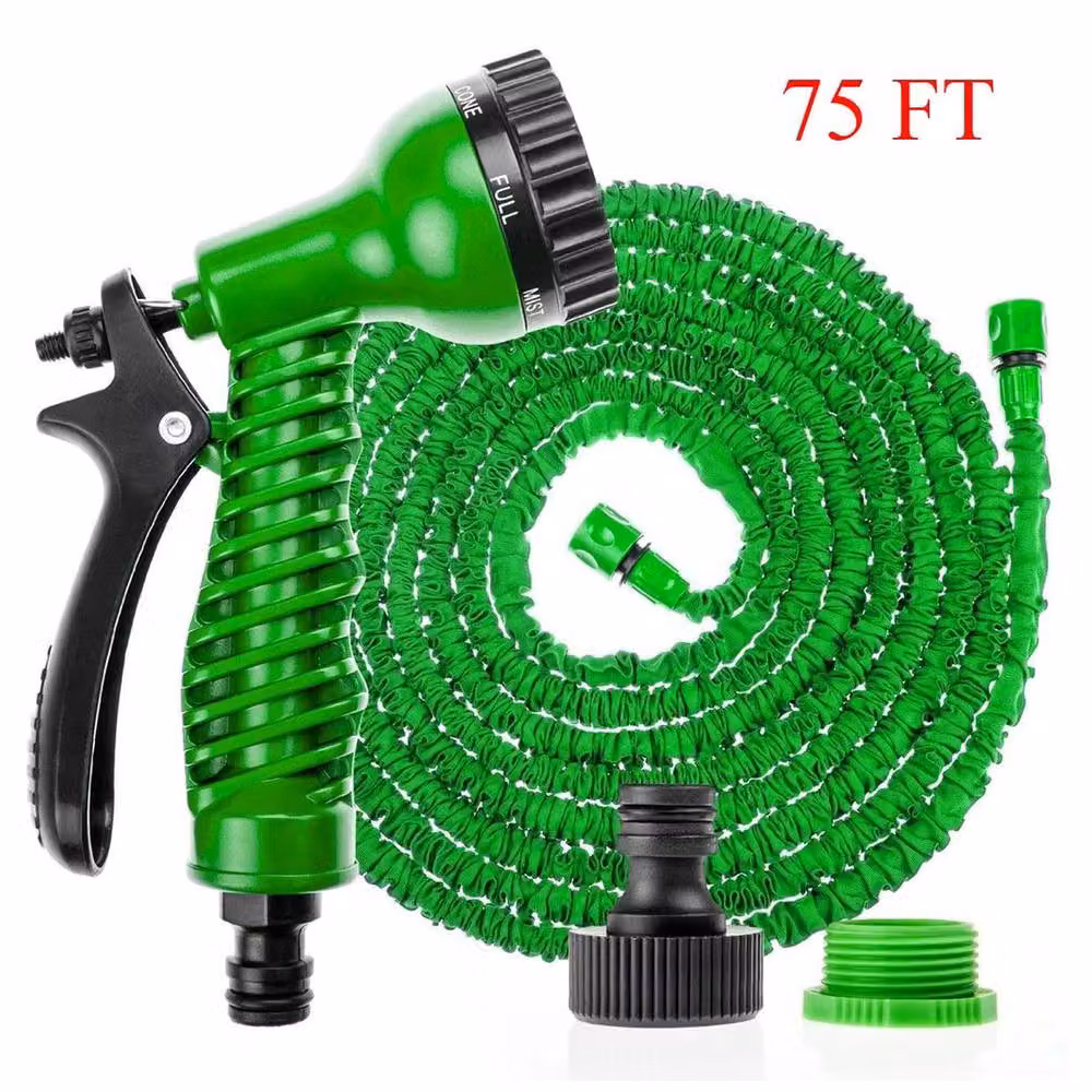 NESTLUNE Portable Telescopic Household Water Pipe 75FT in Green – 2