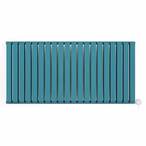 Terma Warp Room E Electric Radiator with Wifi and App Control, Petrol, 1500 W, H: 63.0 cm, W: 130.5 cm, D: 44.53 cm – 2