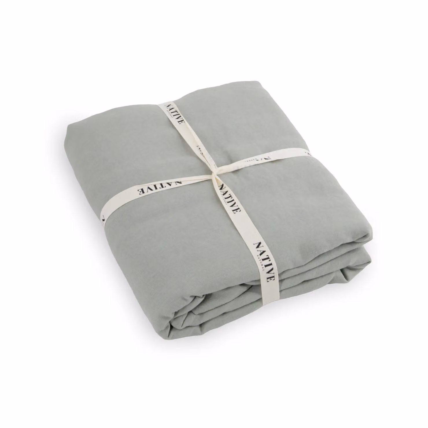 Native Natural 100% Linen Double Duvet Cover in Sand, Beige or Grey, W/D/H: 200 x 200 cm – 2