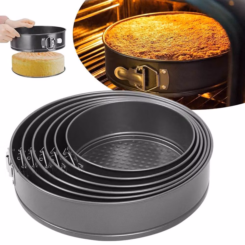 SPETLEK 6-Piece Round Non-Stick Springform Cake Tins in Grey – 2