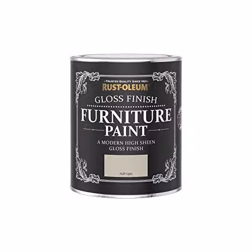 Rust-Oleum Grey Gloss Furniture and Skirting Board Paint, 750ml – 3