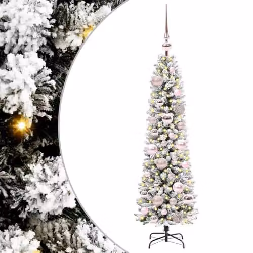vidaXL Artificial White Christmas Tree, Height: 120 cm