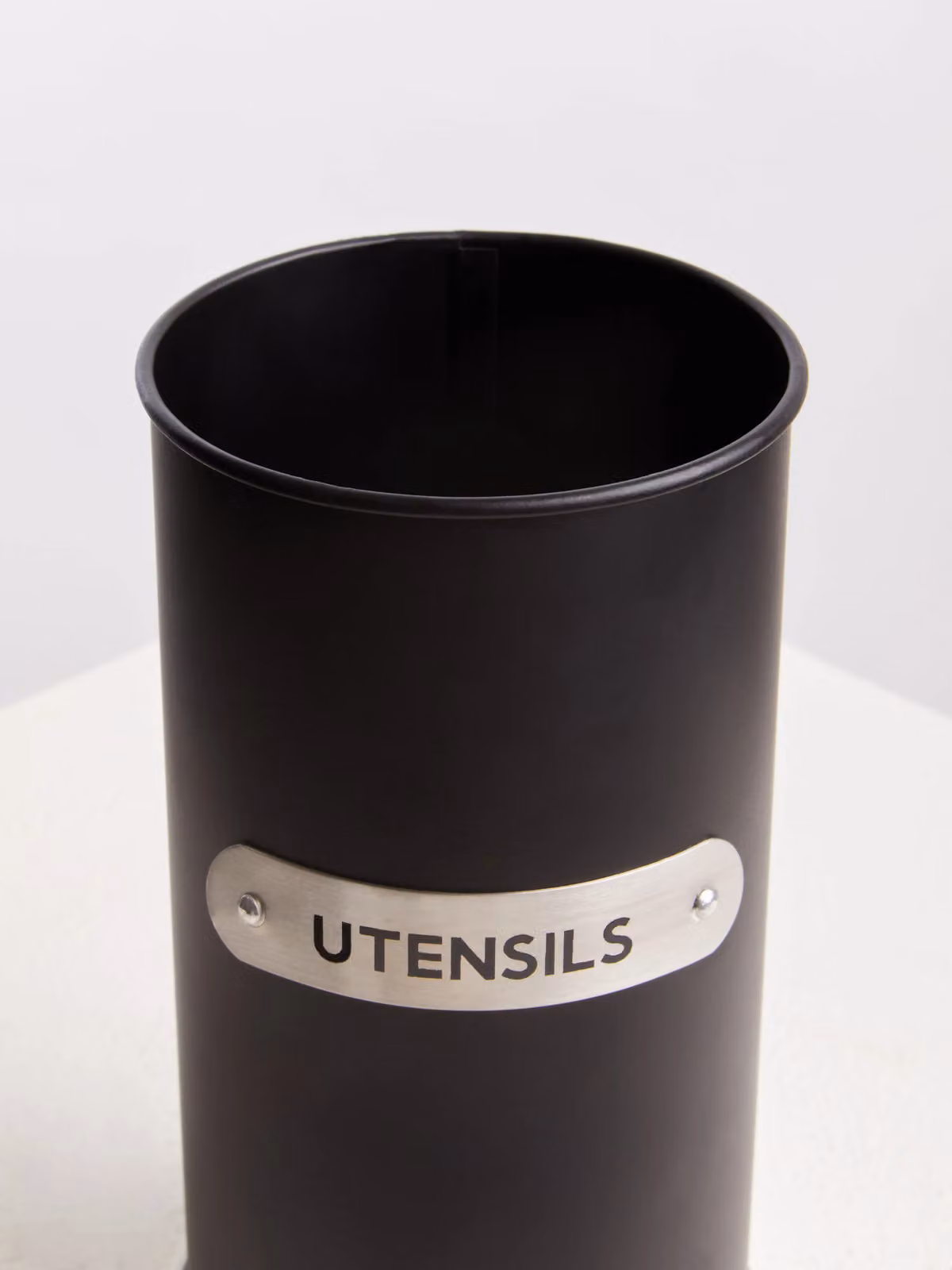 Orsina Black Enamel Freestanding Utensil Holder – 4