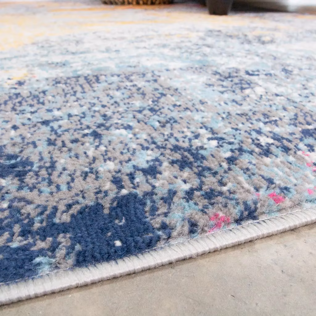 Kukoon Multicolour Abstract Modern Soft Pile Area Rug, W: 60 cm, L: 240 cm – 3