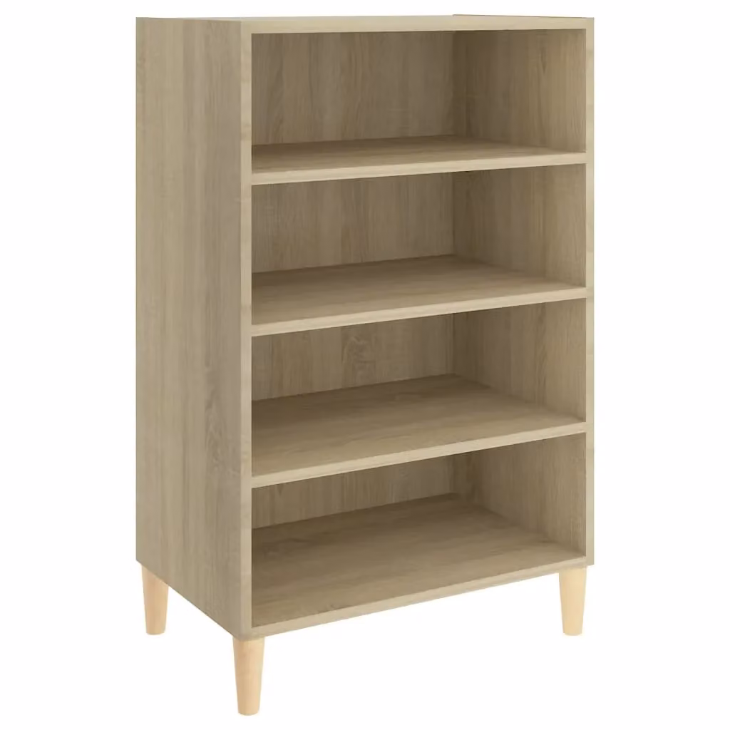 Berkfield Home Sonoma Oak Sideboard in Brown and Beige, W/D/H: 57 x 35 x 90 cm – 2
