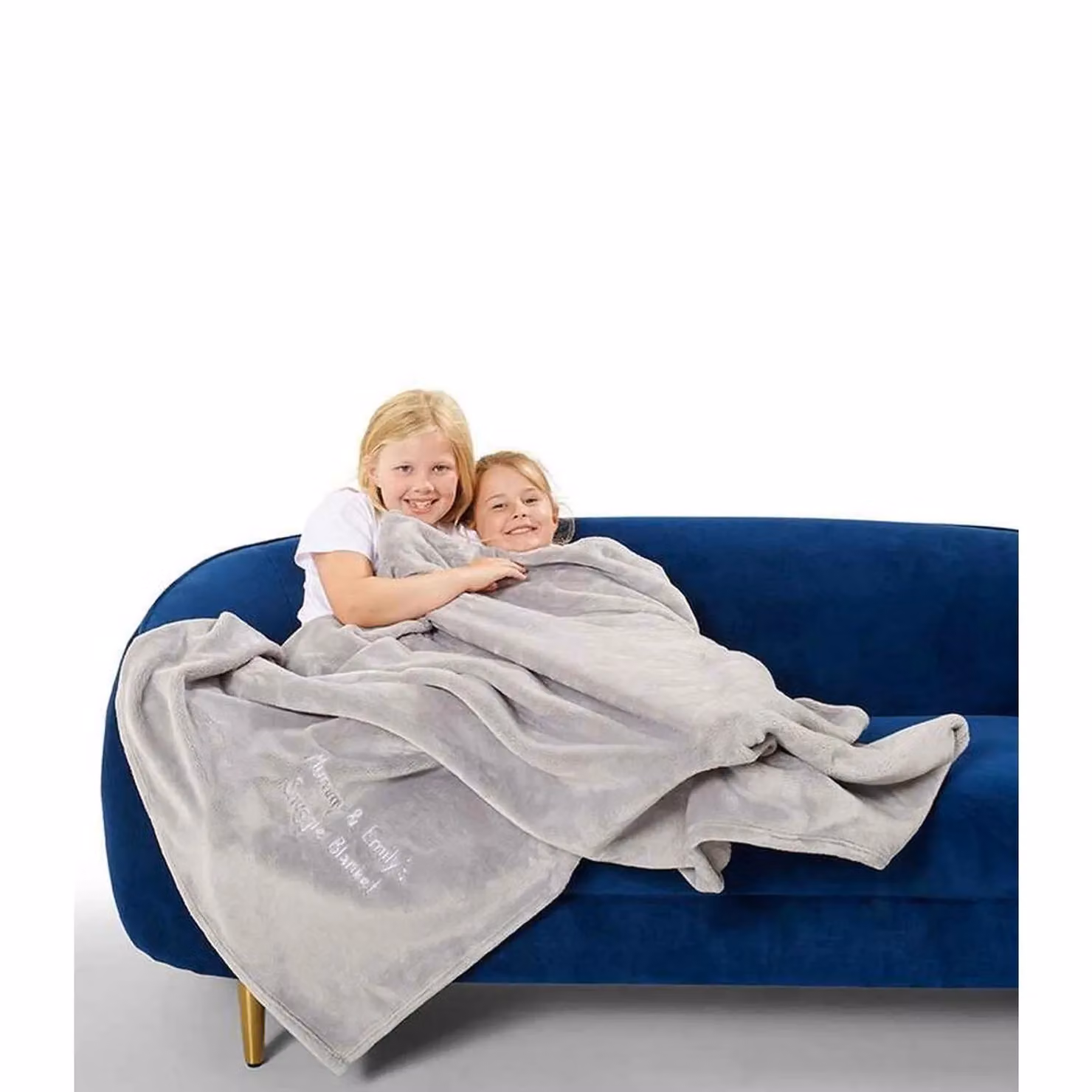 Brand Lab Fluffy Silver Fleece Blanket – 3