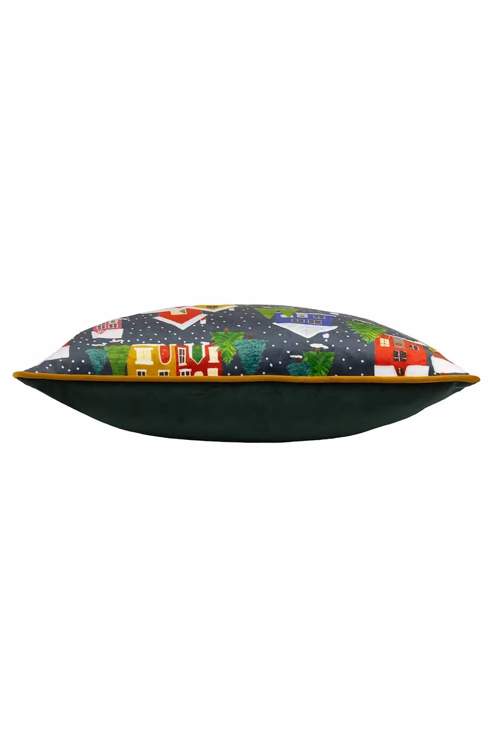 Furn Christmas Together Multicolour Velvet Square Cushion, W/D/H: 43 x 43 x 43 cm – 3