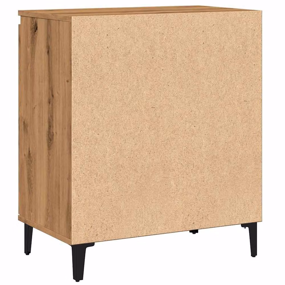 Berkfield Home Artisan Oak Sideboard in Brown, W/D/H: 60 x 35 x 70 cm – 4