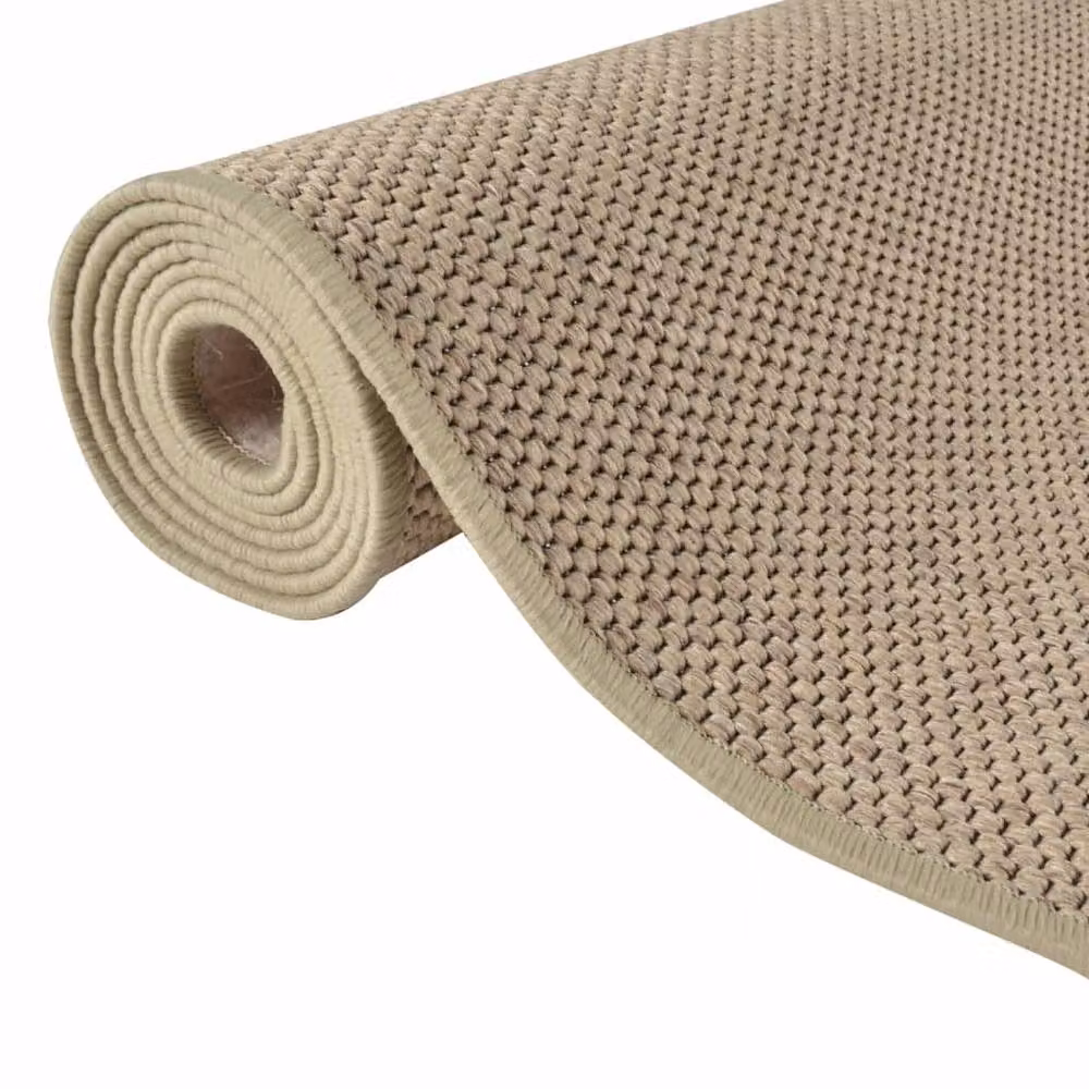 Berkfield Home Sisal Look Carpet Runner in Sand and Light Brown, W: 50 cm, L: 250 cm – 2