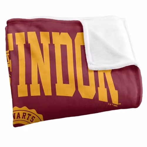 Warner Bros. Harry Potter Gryffindor Seal Super Soft Fleece Throw Blanket, Multicolour, W: 91.44 cm, L: 147 cm – 2