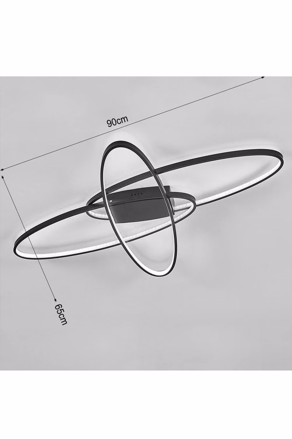 ExtraStar Modern Oval LED Ceiling Light, Cool White, 76W – 3